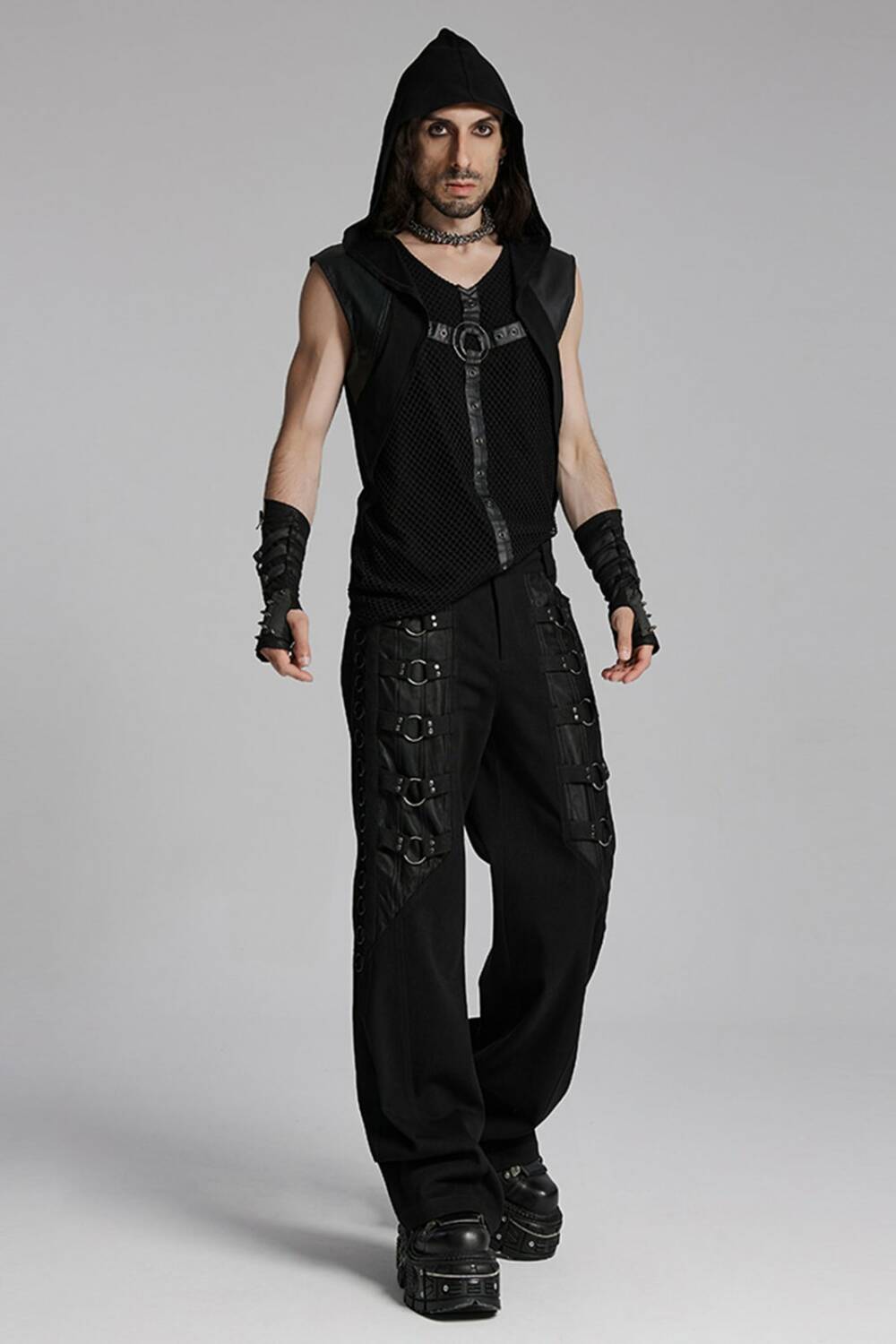 Punk rave hoodie shirt Anakreon - Image 4