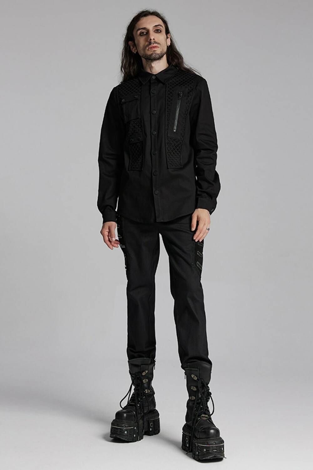 Punk Rave Shirt Techwear Trooper - Image 4