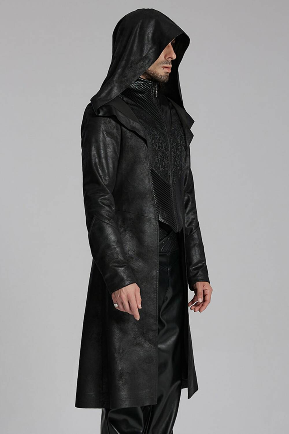 Punk rave coat Obsidian Priest - Image 2