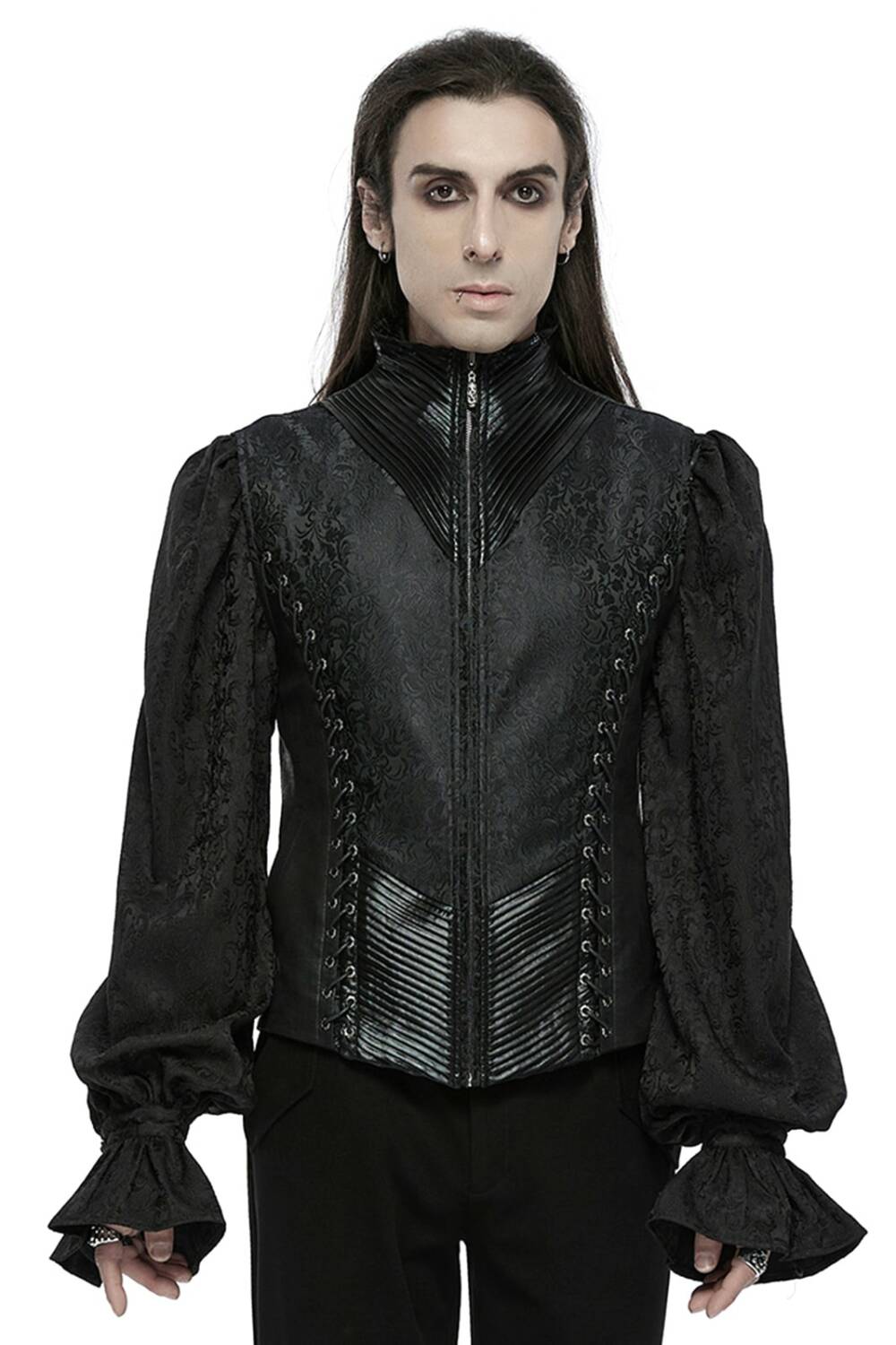 Punk Rave Vest Obsidian Priest