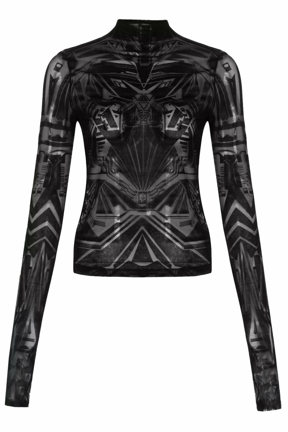 Punk Rave Top Cyber Goth - Image 2