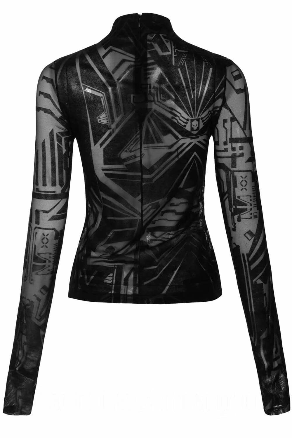 Punk Rave Top Cyber Goth - Image 4