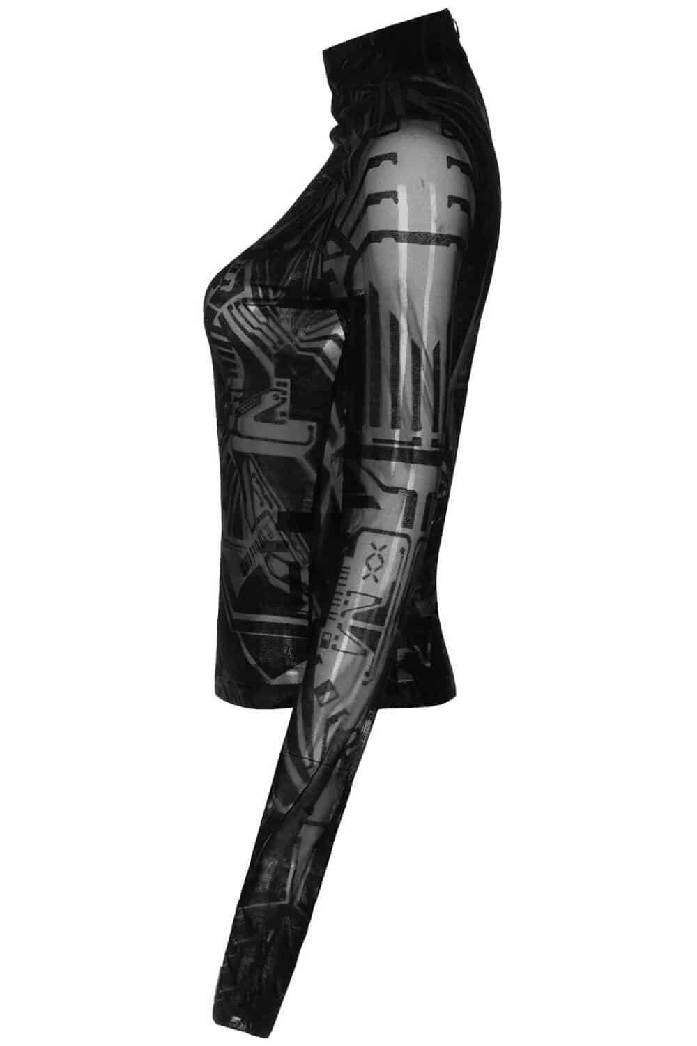 Punk Rave Top Cyber Goth - Image 5