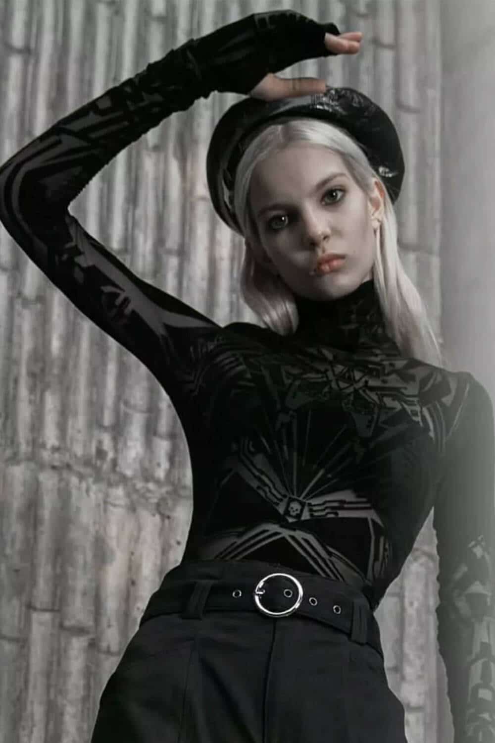 Punk Rave Top Cyber Goth - Image 7
