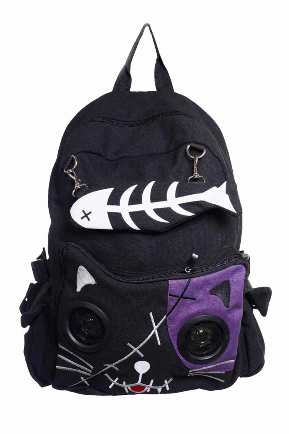 Banned backpack Lurking Cat with speaker