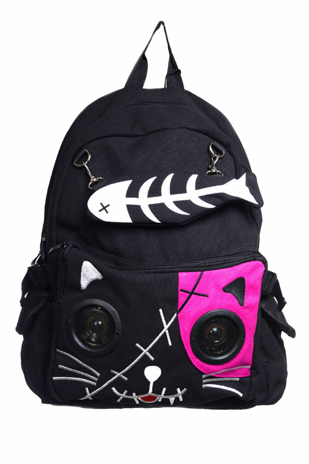 Banned backpack Lurking Cat with speaker