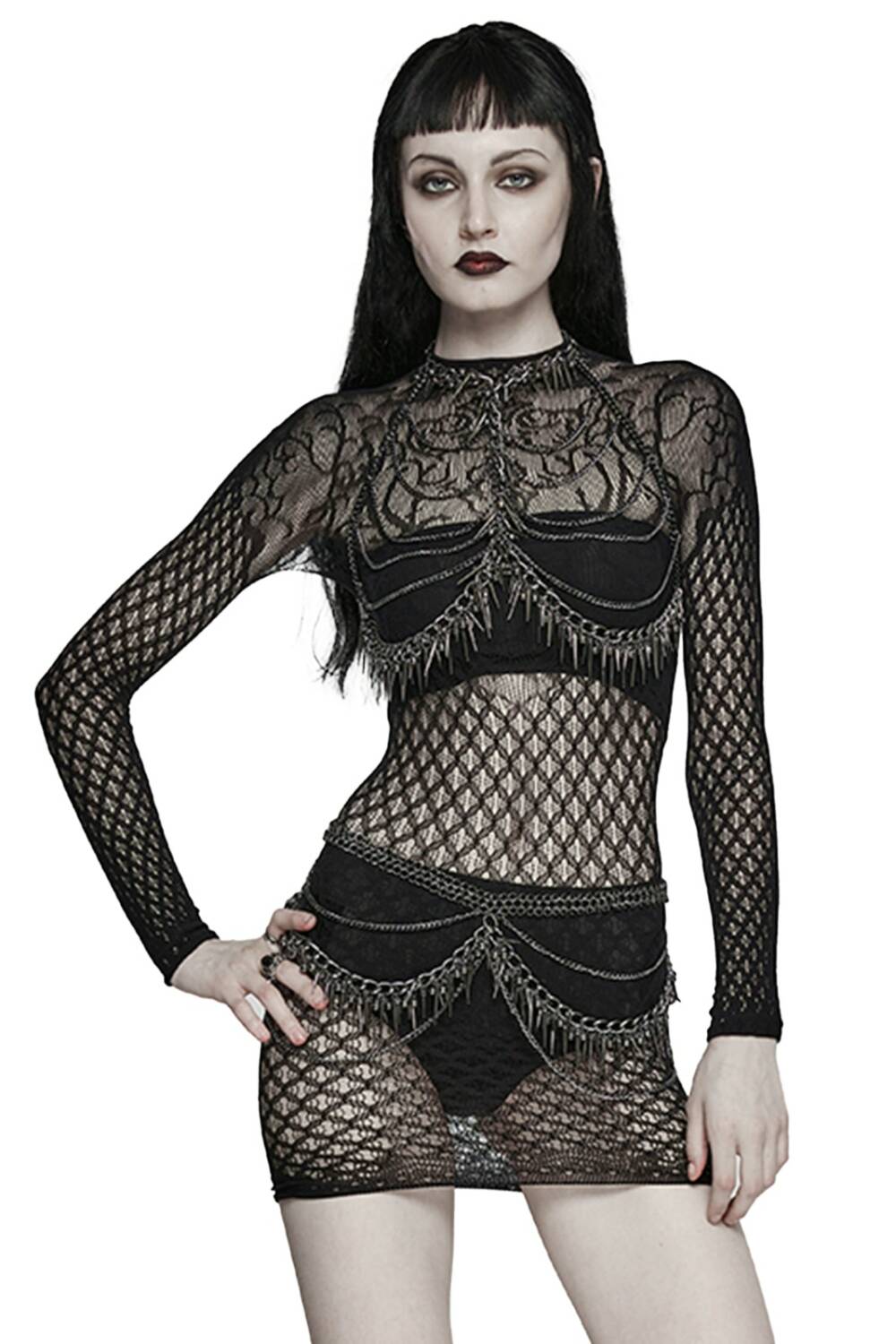 Punk rave belt Medusa