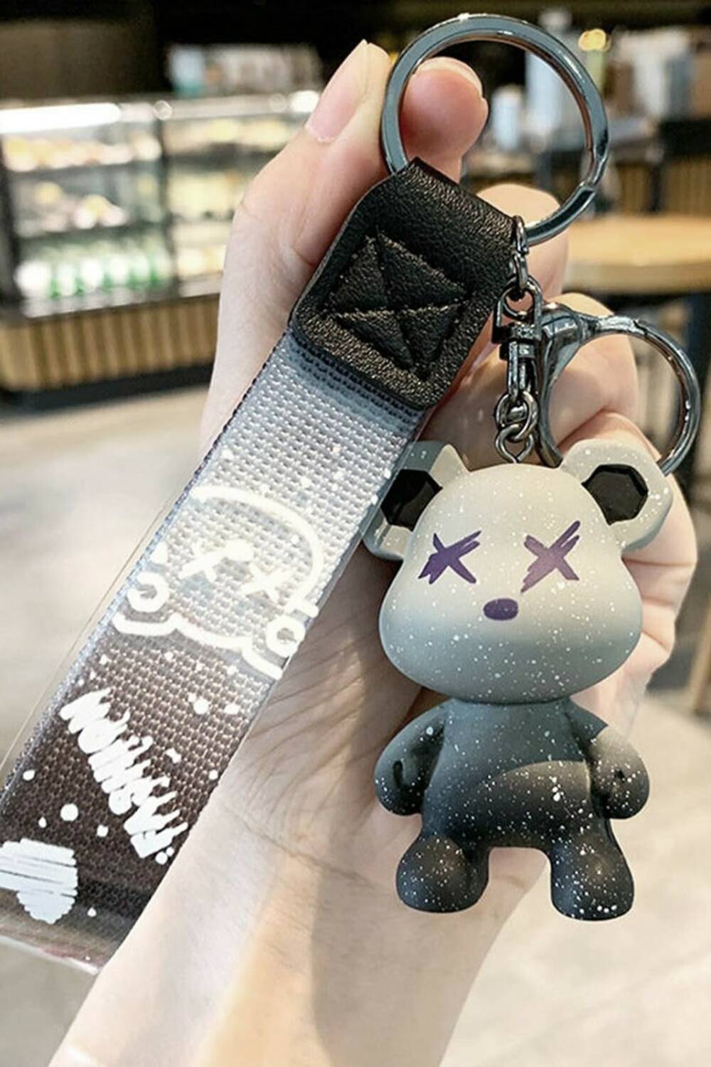 Mad Moonshine key ring Dead Bear