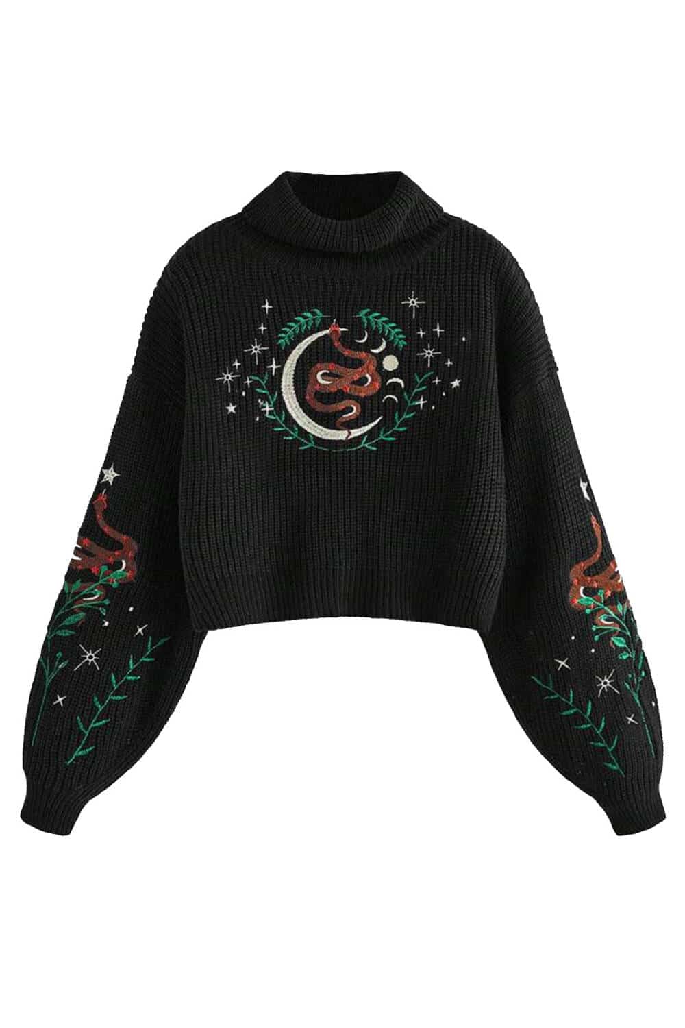 Romwe sweater Fairycore Snake