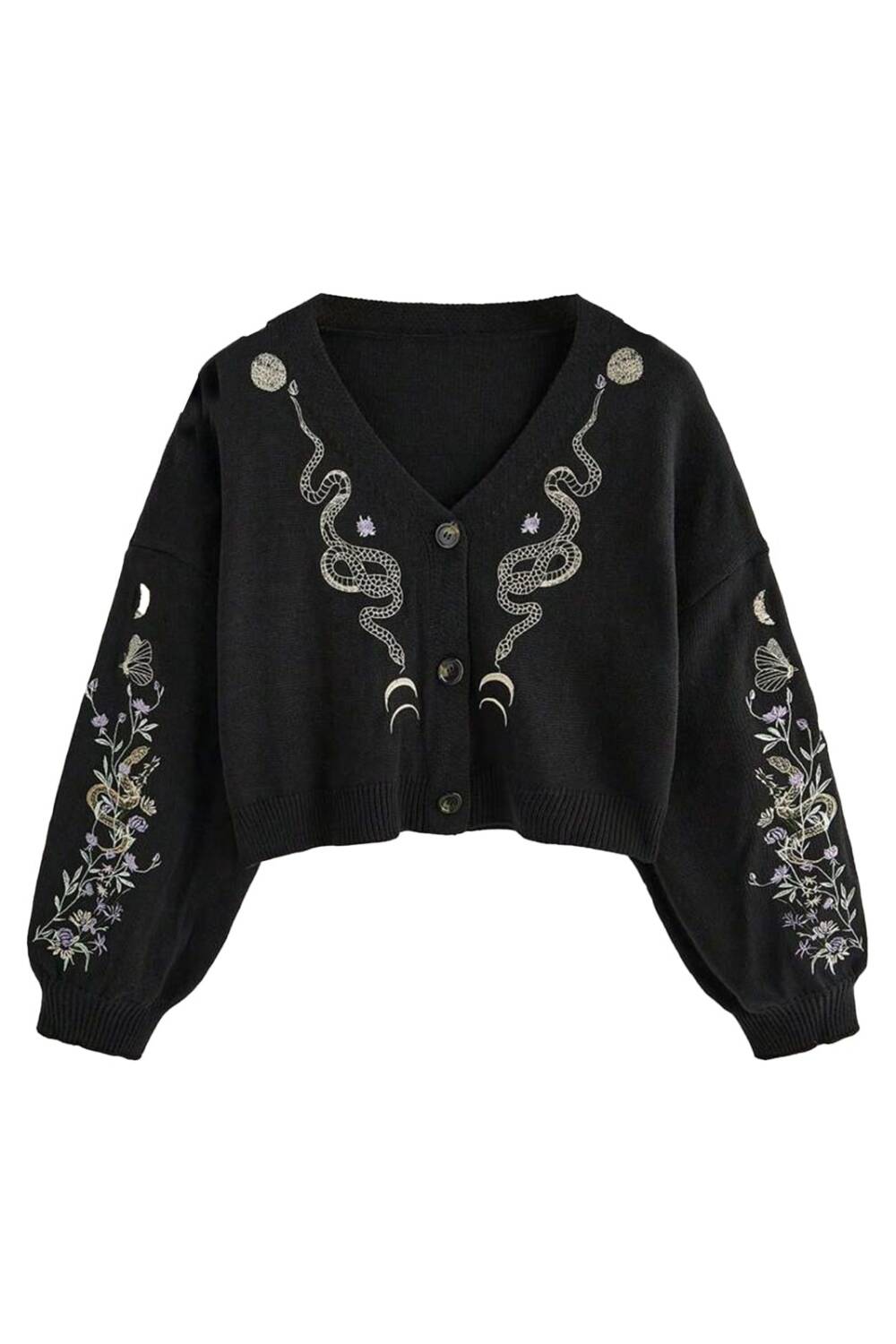 Romwe Jacket Forest Snake