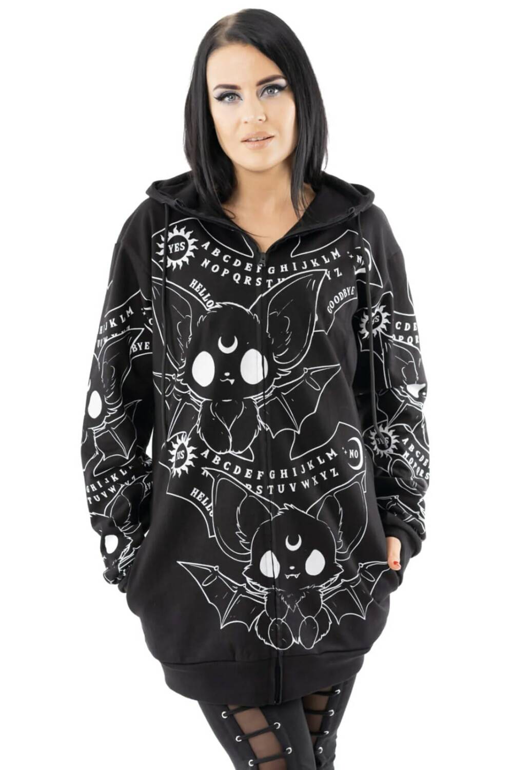 Heartless Zip-Hoody Ouija Bats - Image 5