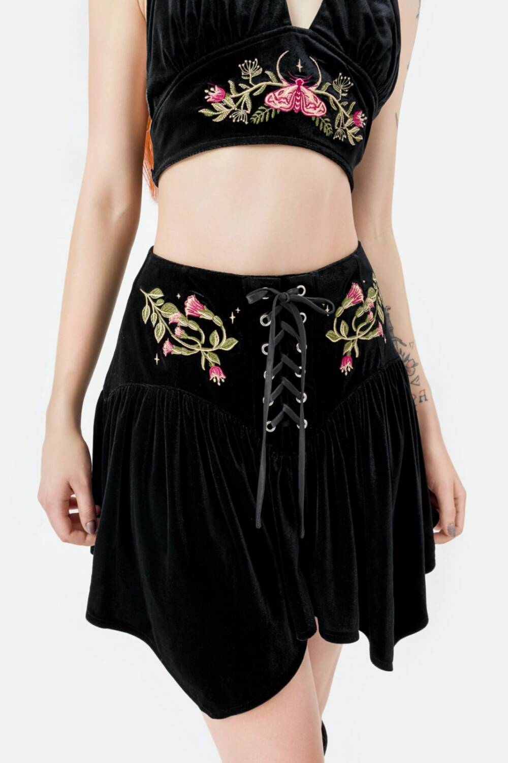 Restyle mini skirt Dark Botany - Image 3