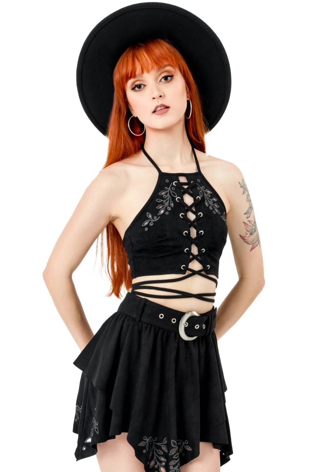 Restyle halterneck top Acantha