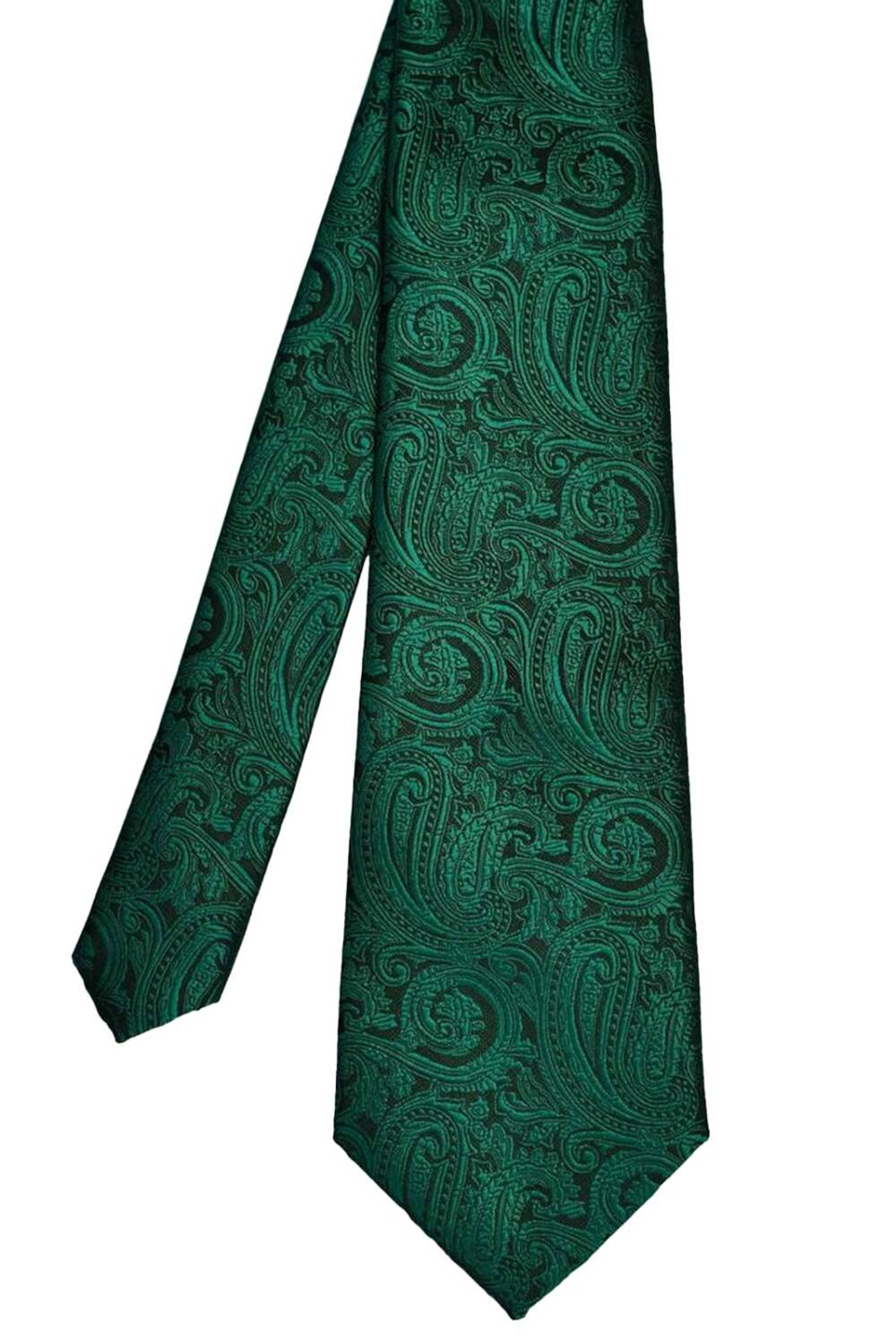 Mad Moonshine tie Green Paisley - Image 2