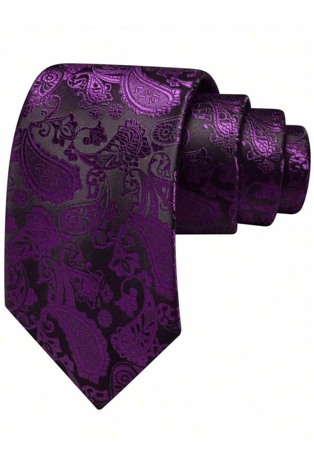 Mad Moonshine tie Purple Paisley - Image 2
