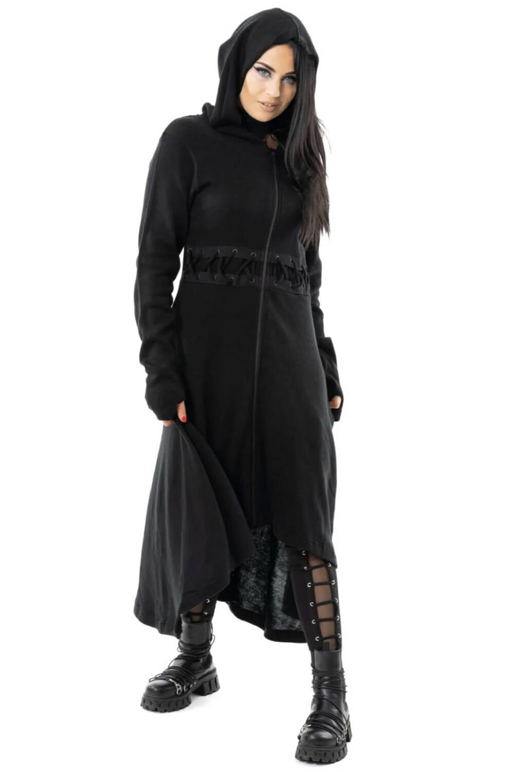 Poizen Industries knitted coat Demille