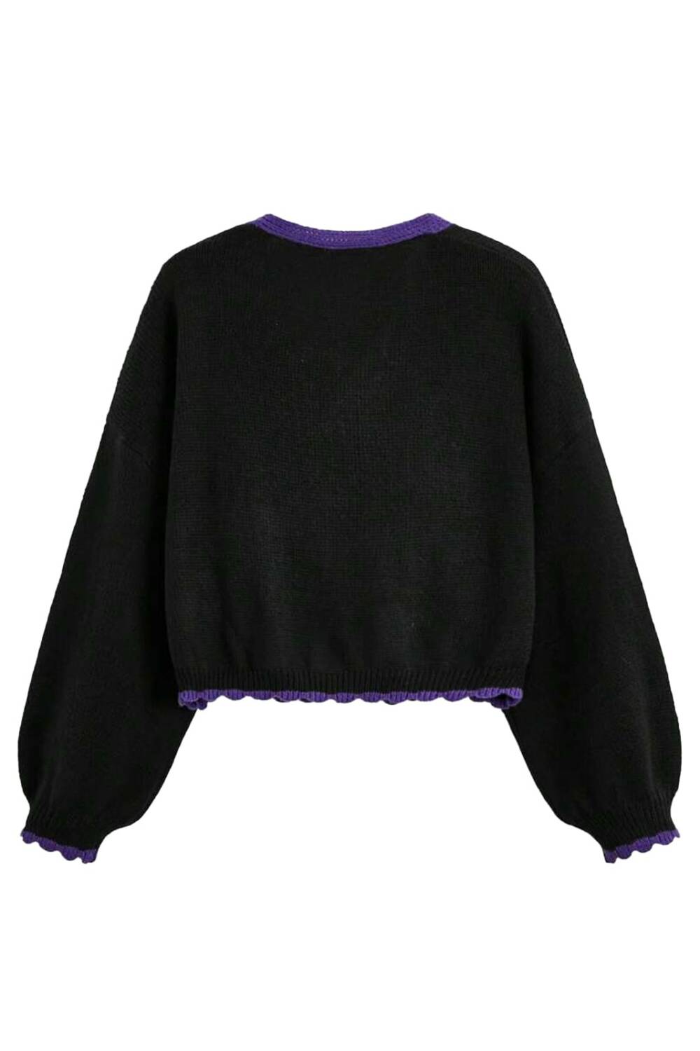 Romwe cardigan Purple Moth - Image 4