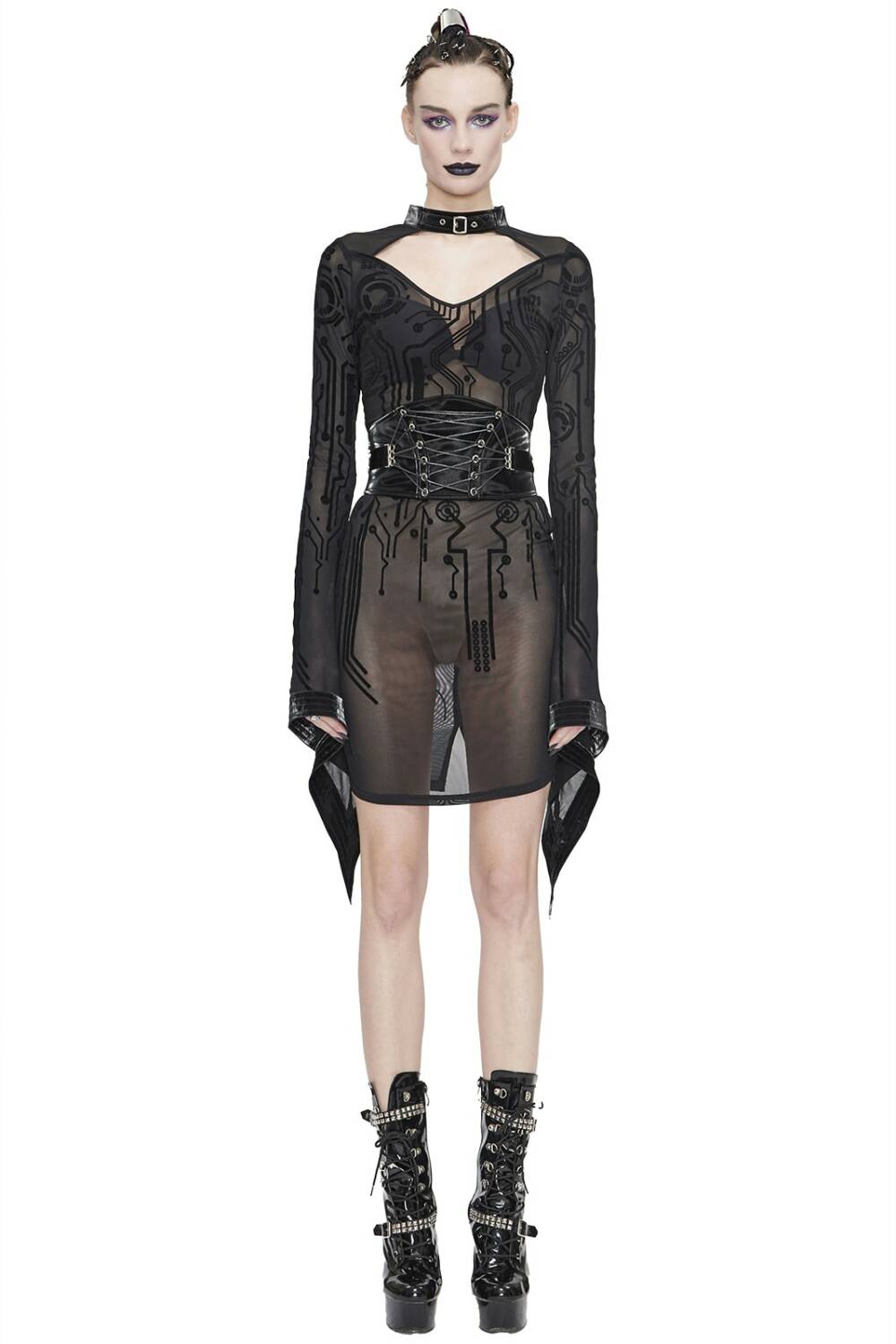 Devil Fashion dress Cyber Geisha