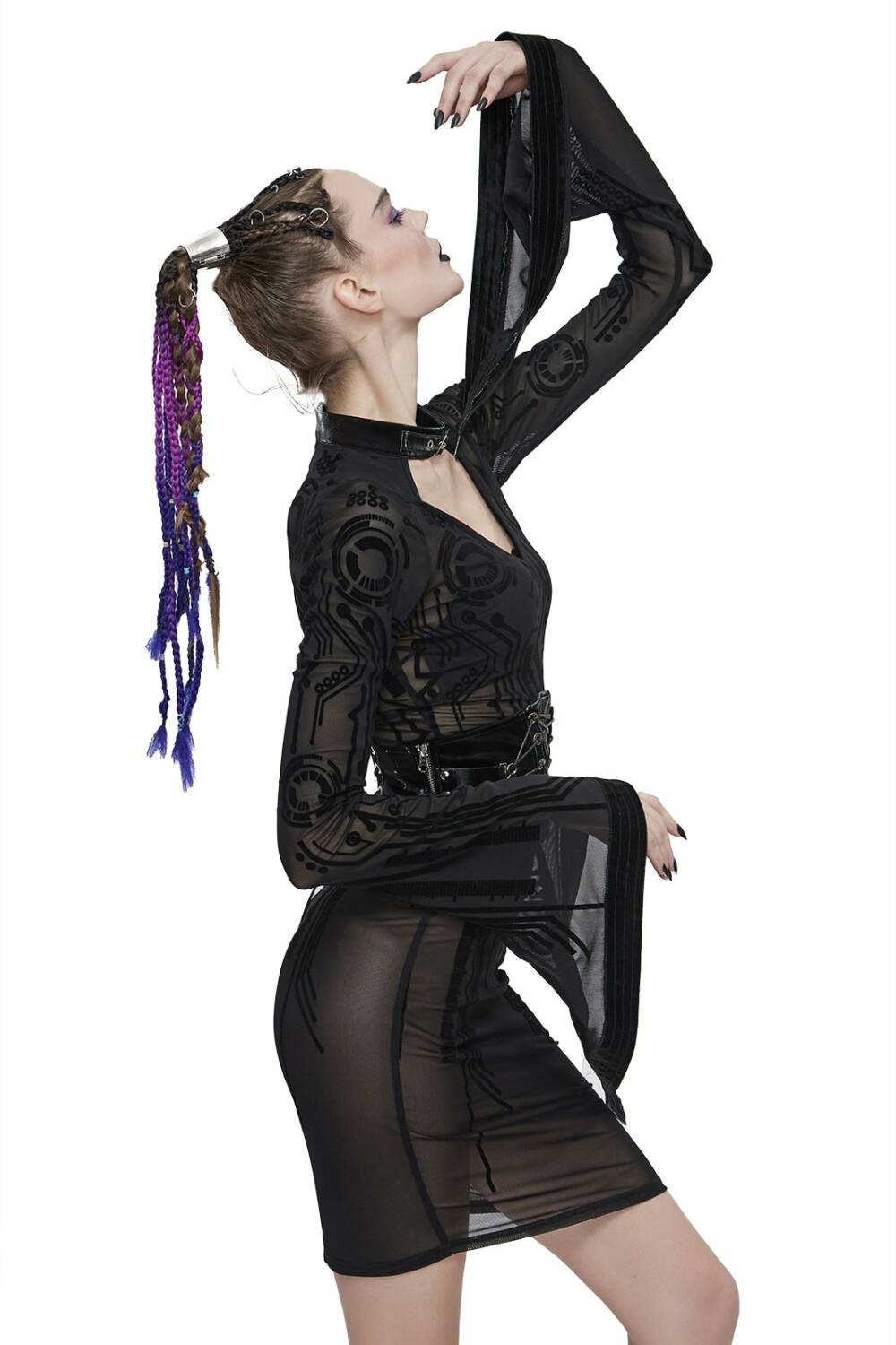 Devil Fashion dress Cyber Geisha - Image 6