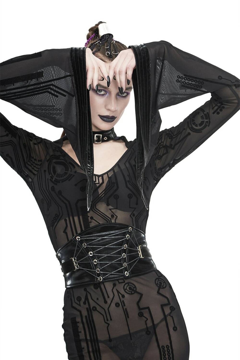 Devil Fashion dress Cyber Geisha - Image 7