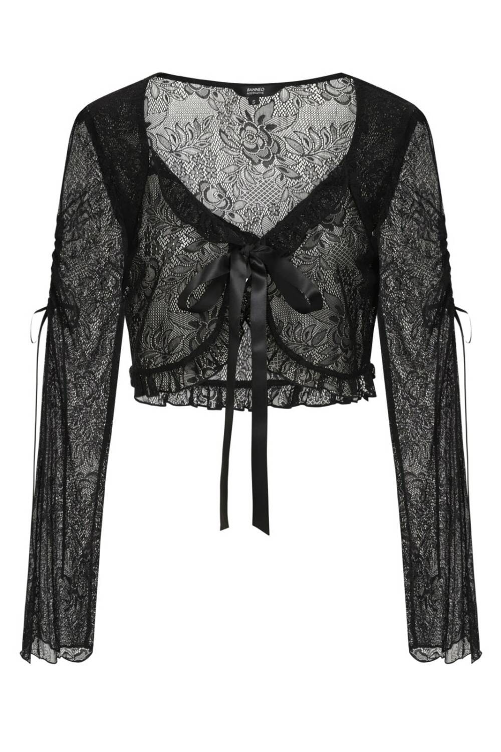 Banned lace bolero Black Morticia - Image 4