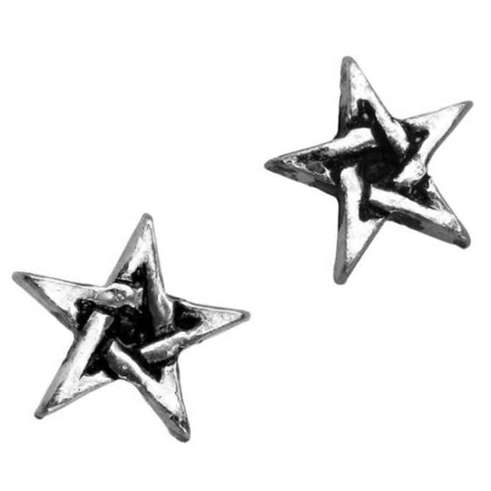 Alchemy ear studs Pentagram