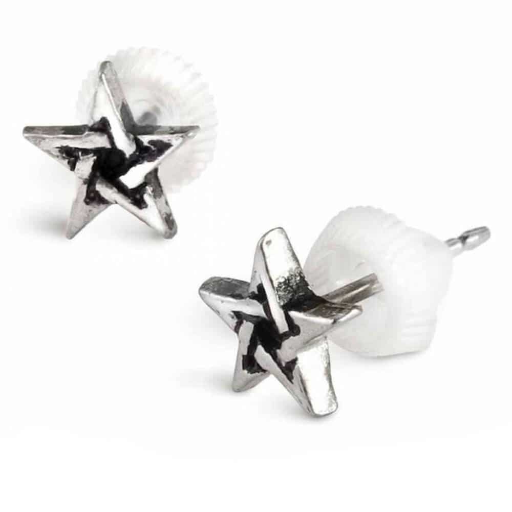 Alchemy ear studs Pentagram - Image 2
