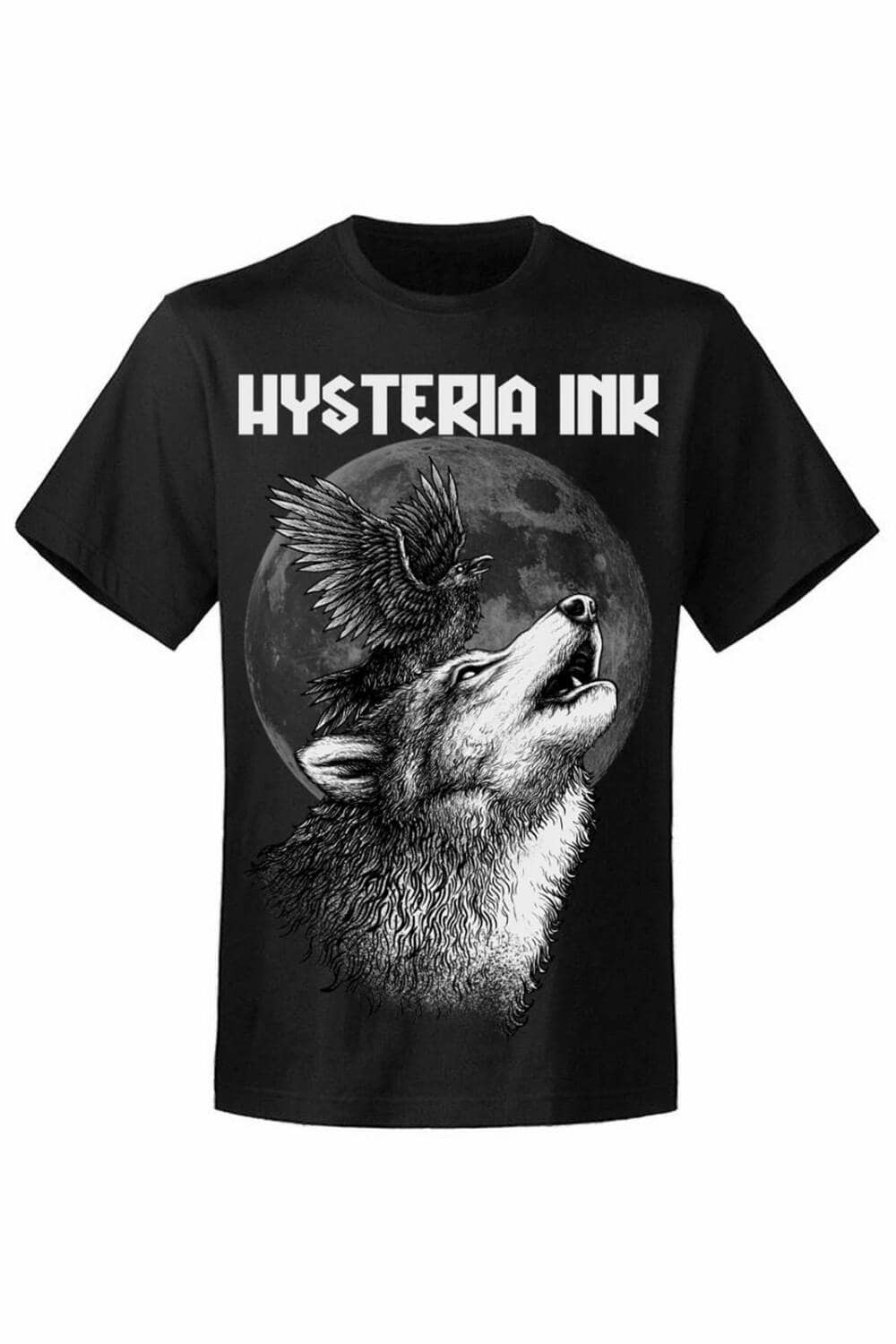 Hysteria Ink T-Shirt The Crow and The Wolf