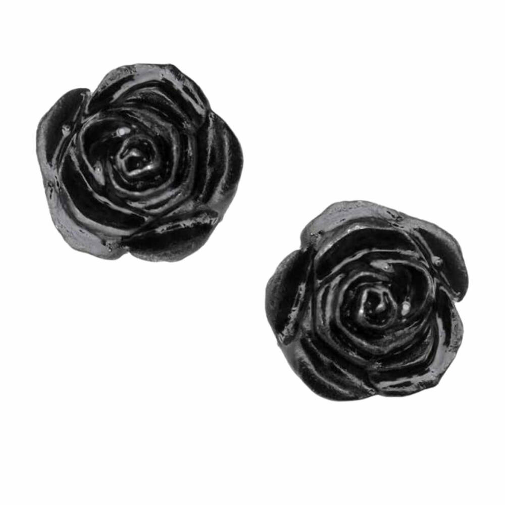 Alchemy ear studs Black Rose