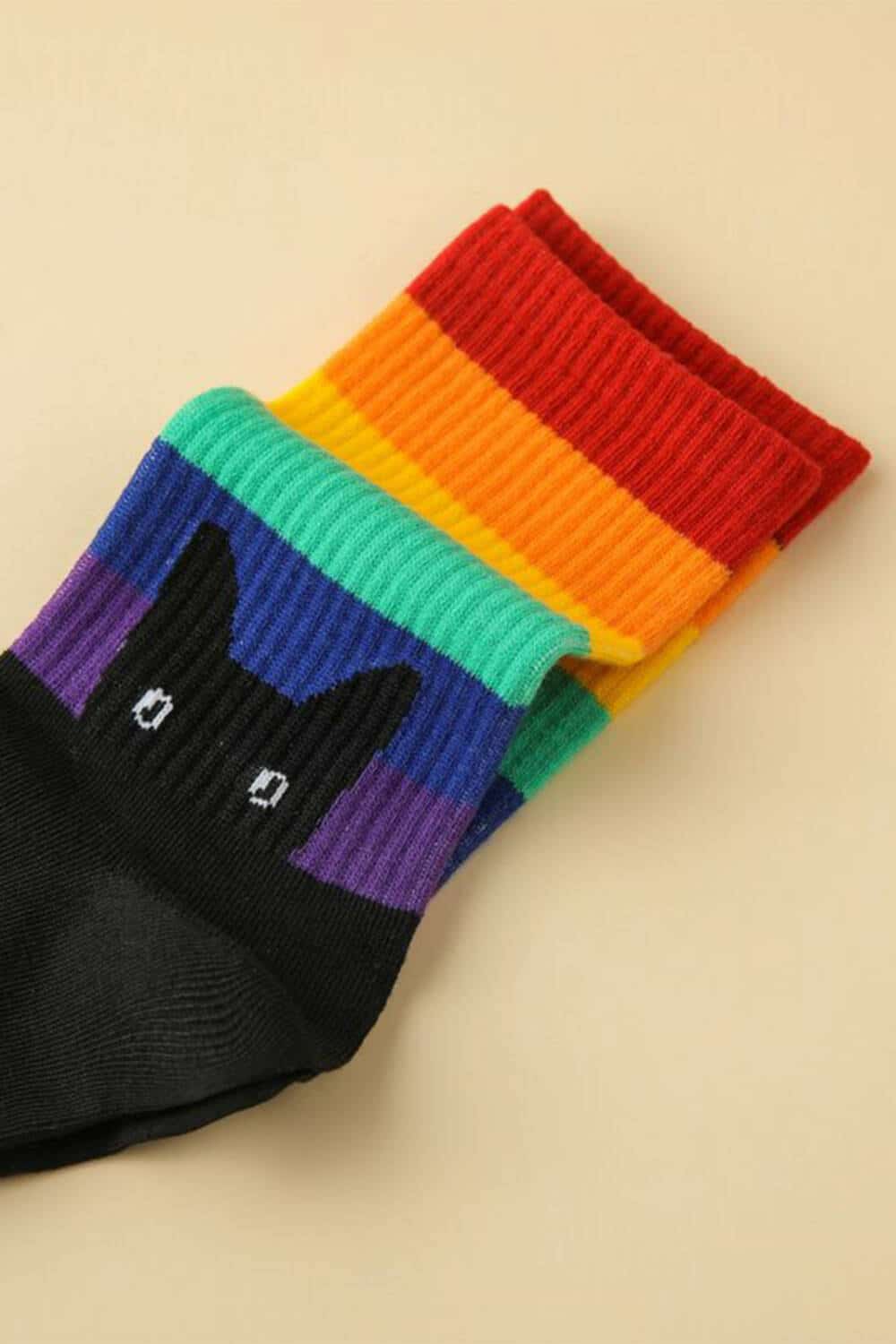Mad Moonshine socks LGBT Cat - Image 3
