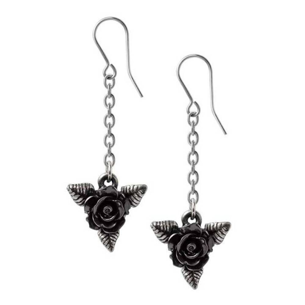 Alchemy earrings Black Rose
