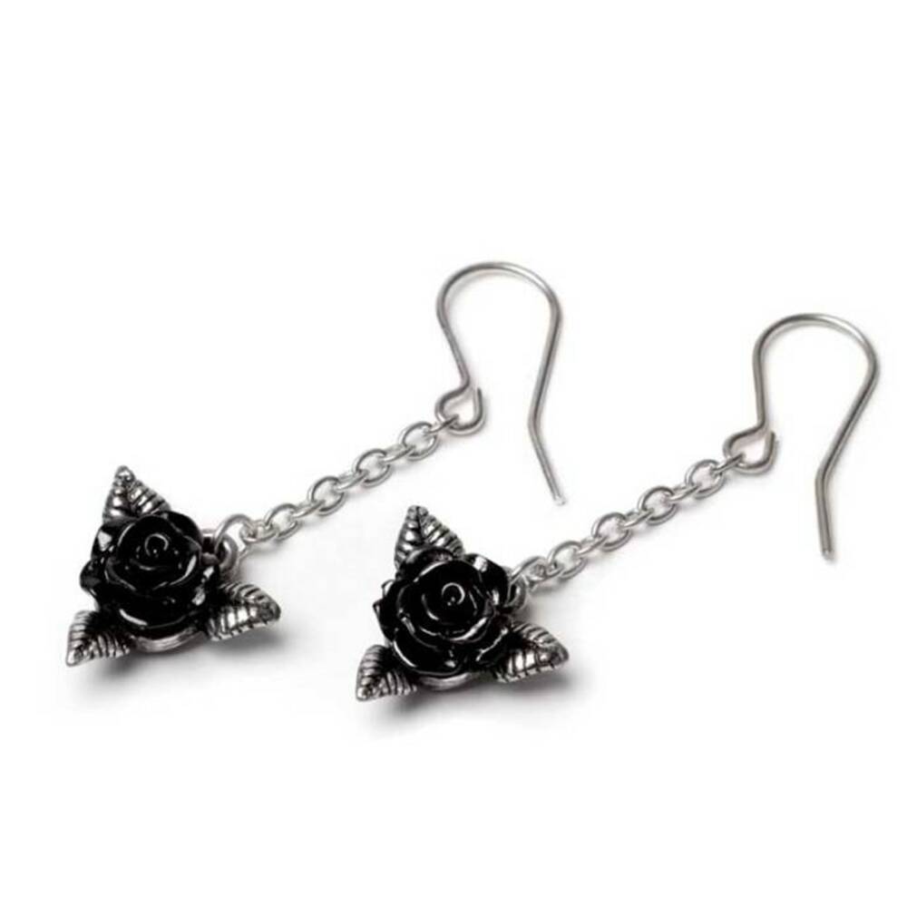 Alchemy earrings Black Rose - Image 2