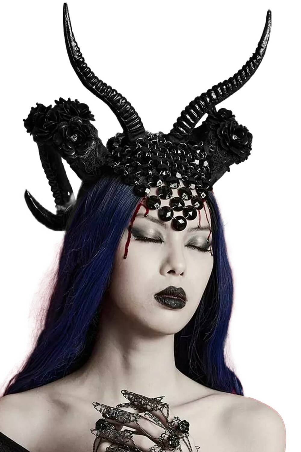 Punk Rave Headband Gothic Diva