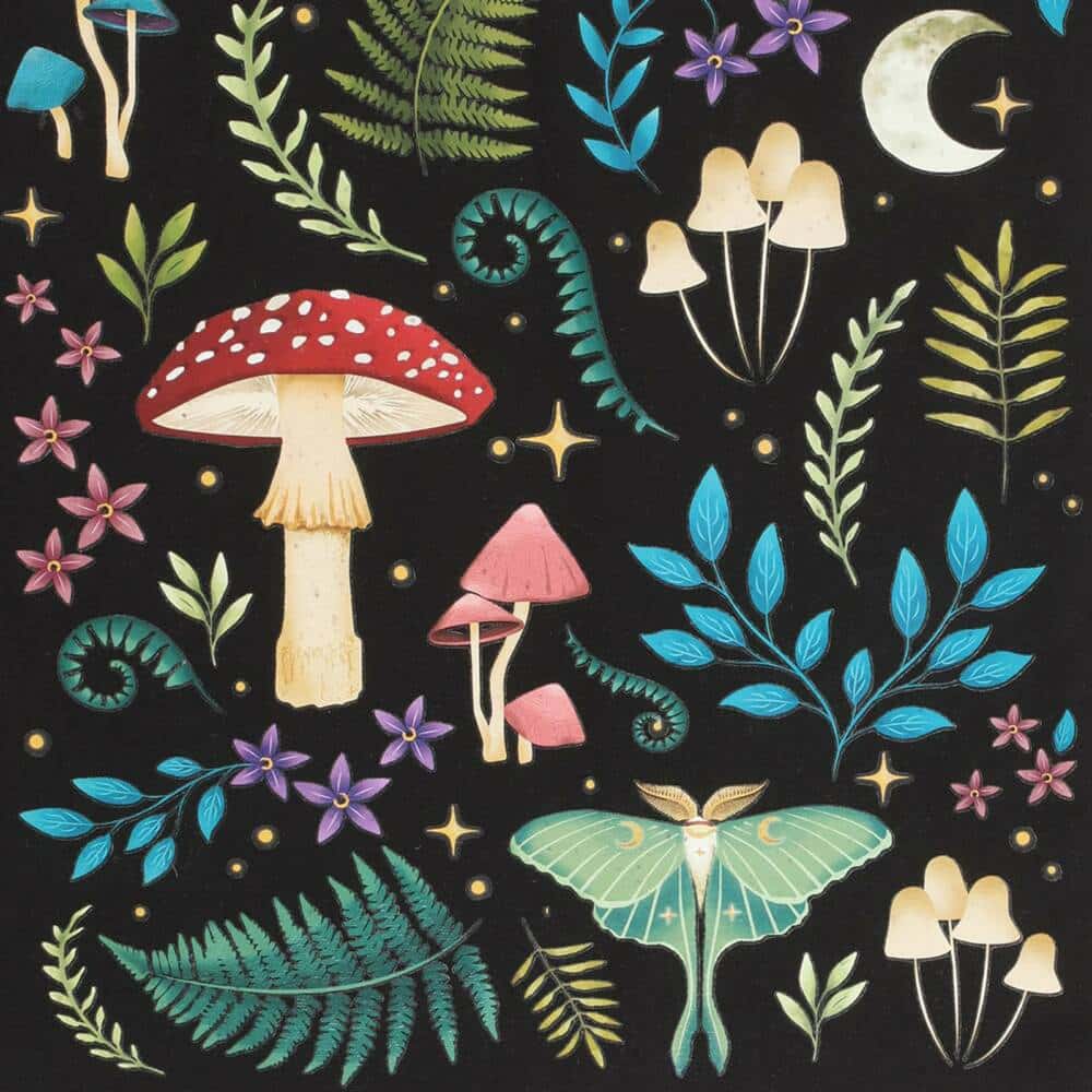 Spirit of Equinox fabric bag Dark Forest - Image 2