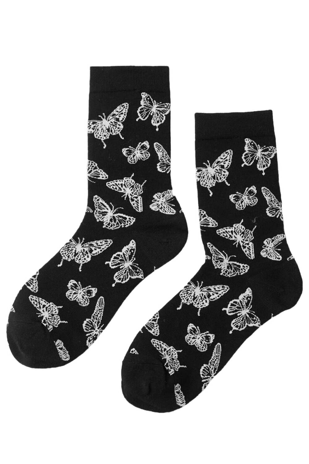 Romwe socks Butterfly