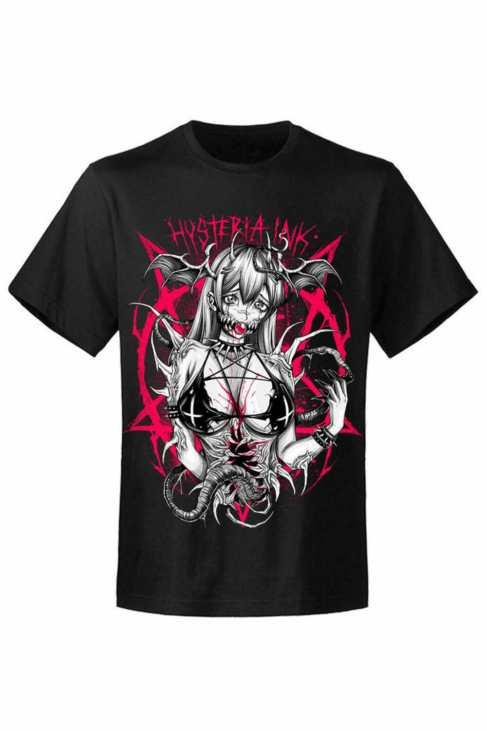 Hysteria Ink T-Shirt Manga Demon