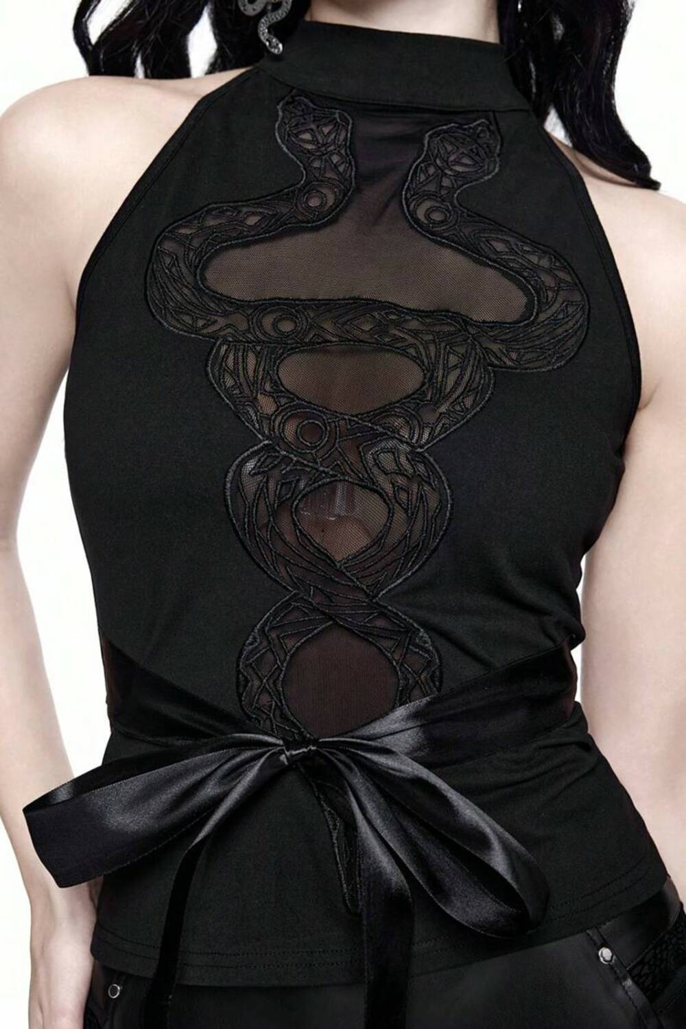 Romwe Top Keyhole Snake - Image 2