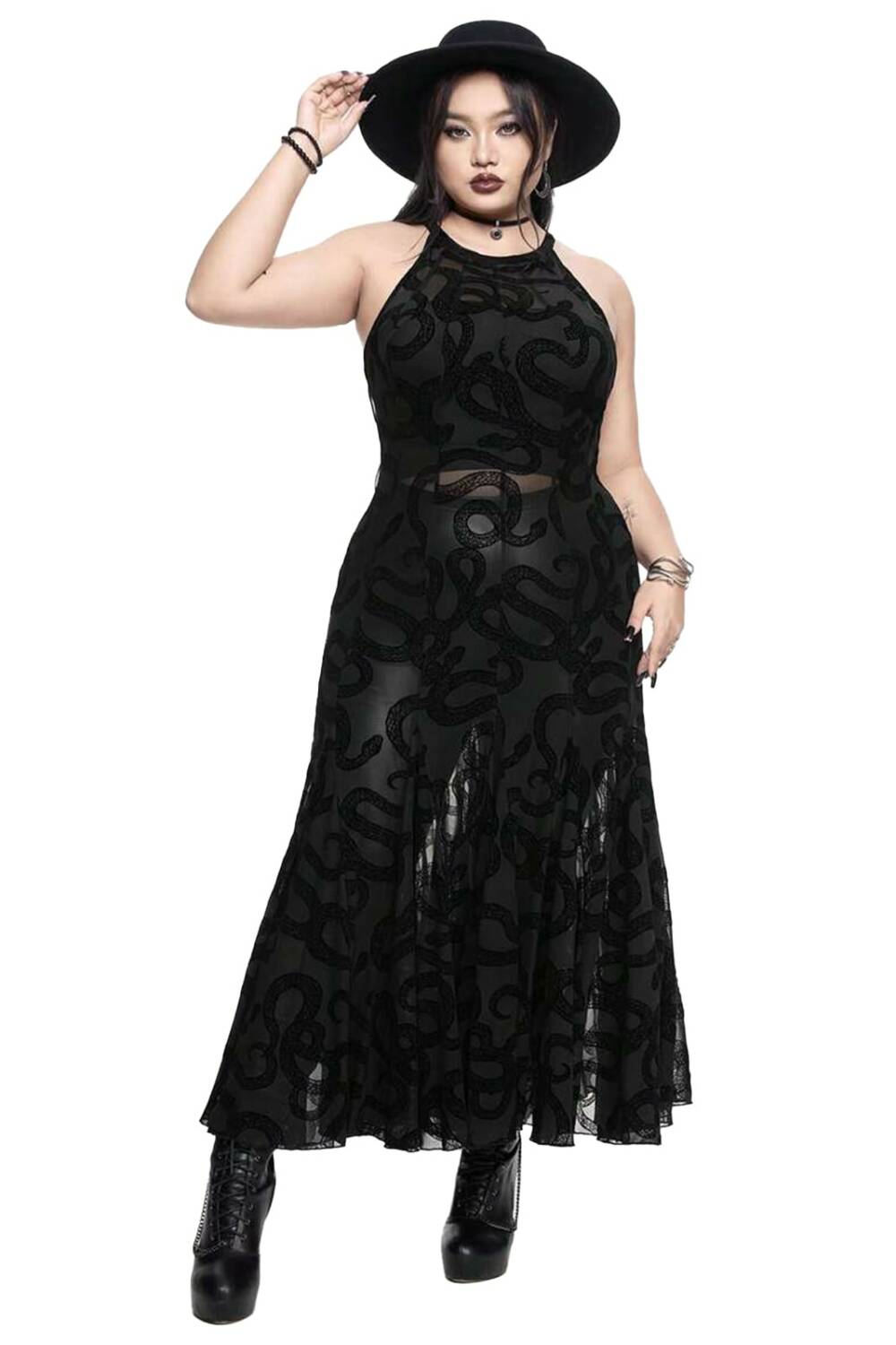 Romwe dress Bite of Apophis