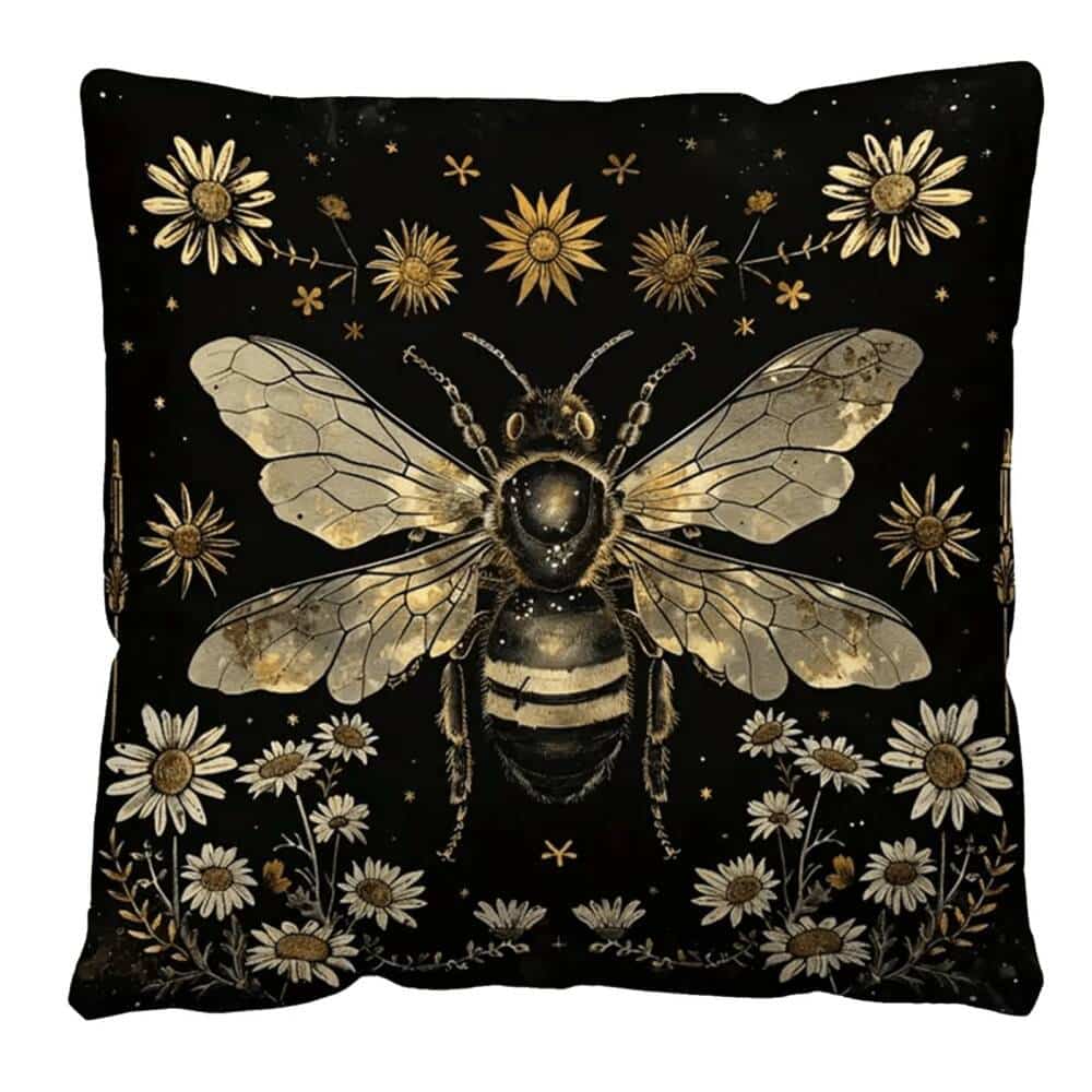 Mad Moonshine cushion cover Flower Bee