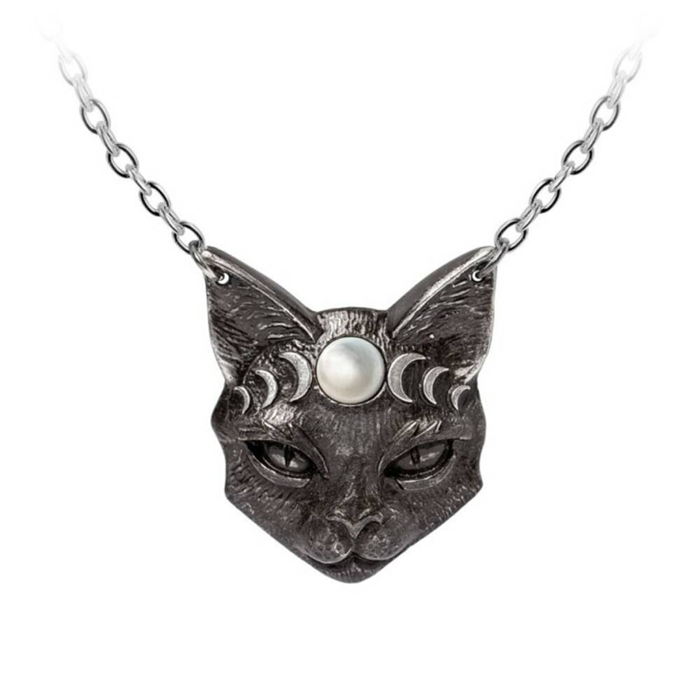 Alchemy necklace Mystic Moon Cat
