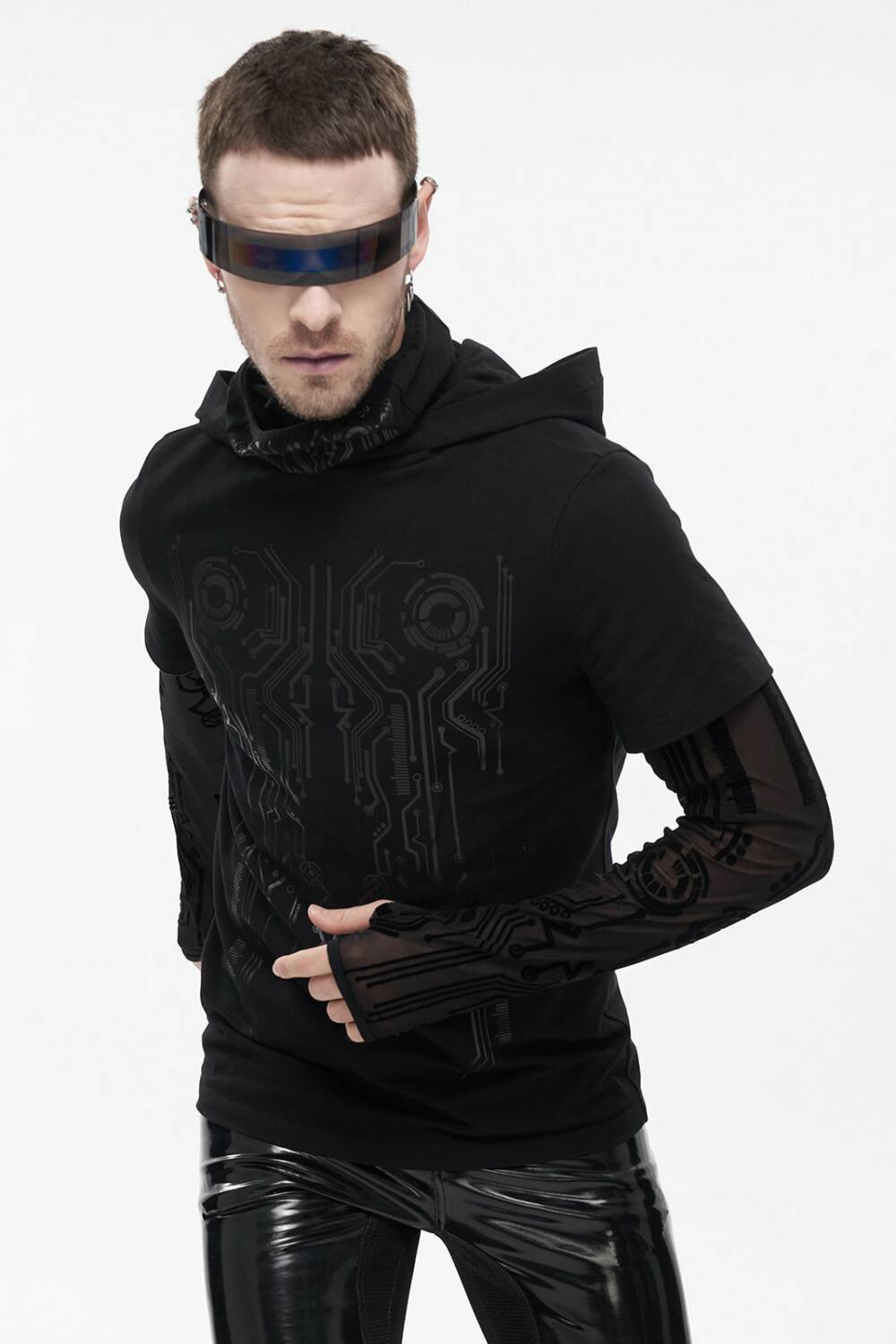 Devil Fashion Shirt Cyberpunk - Image 3