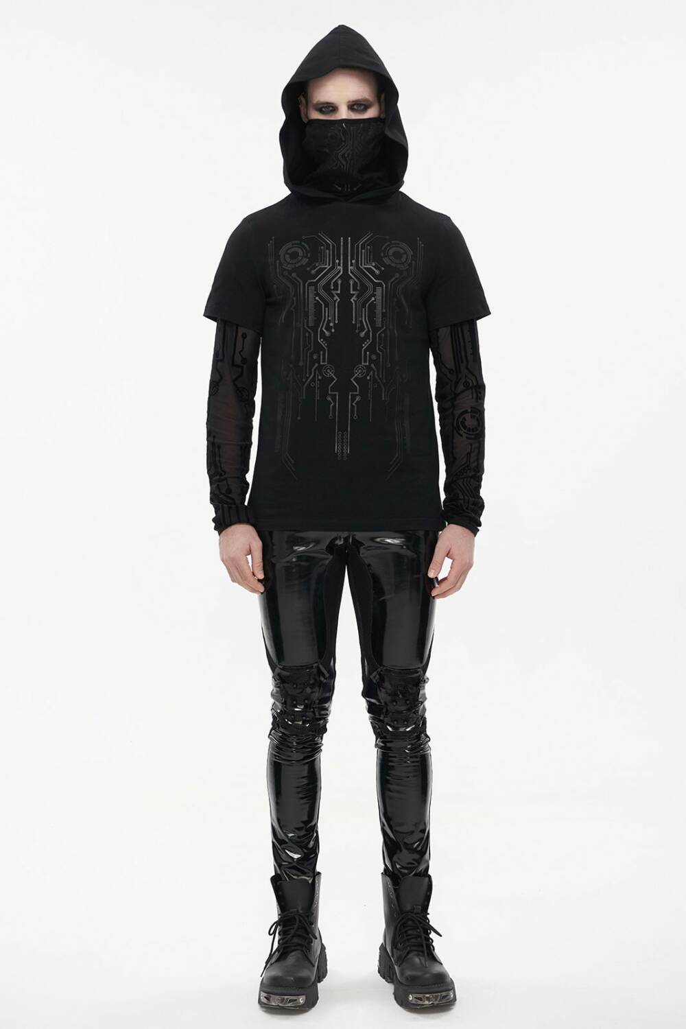 Devil Fashion Shirt Cyberpunk - Image 4