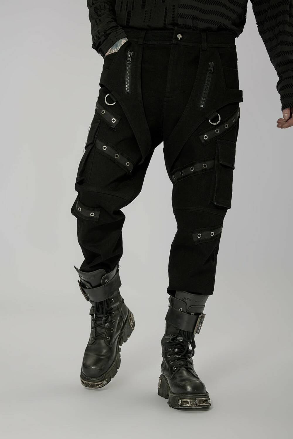 Punk Rave Trousers Techwear Trooper - Image 3