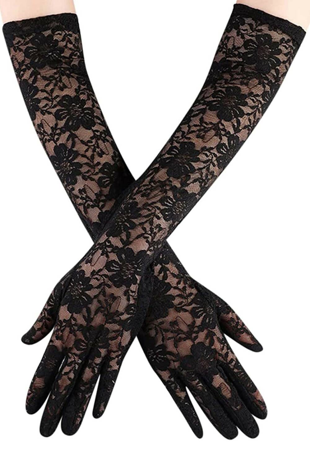 Mad Moonshine Gloves Black Rose