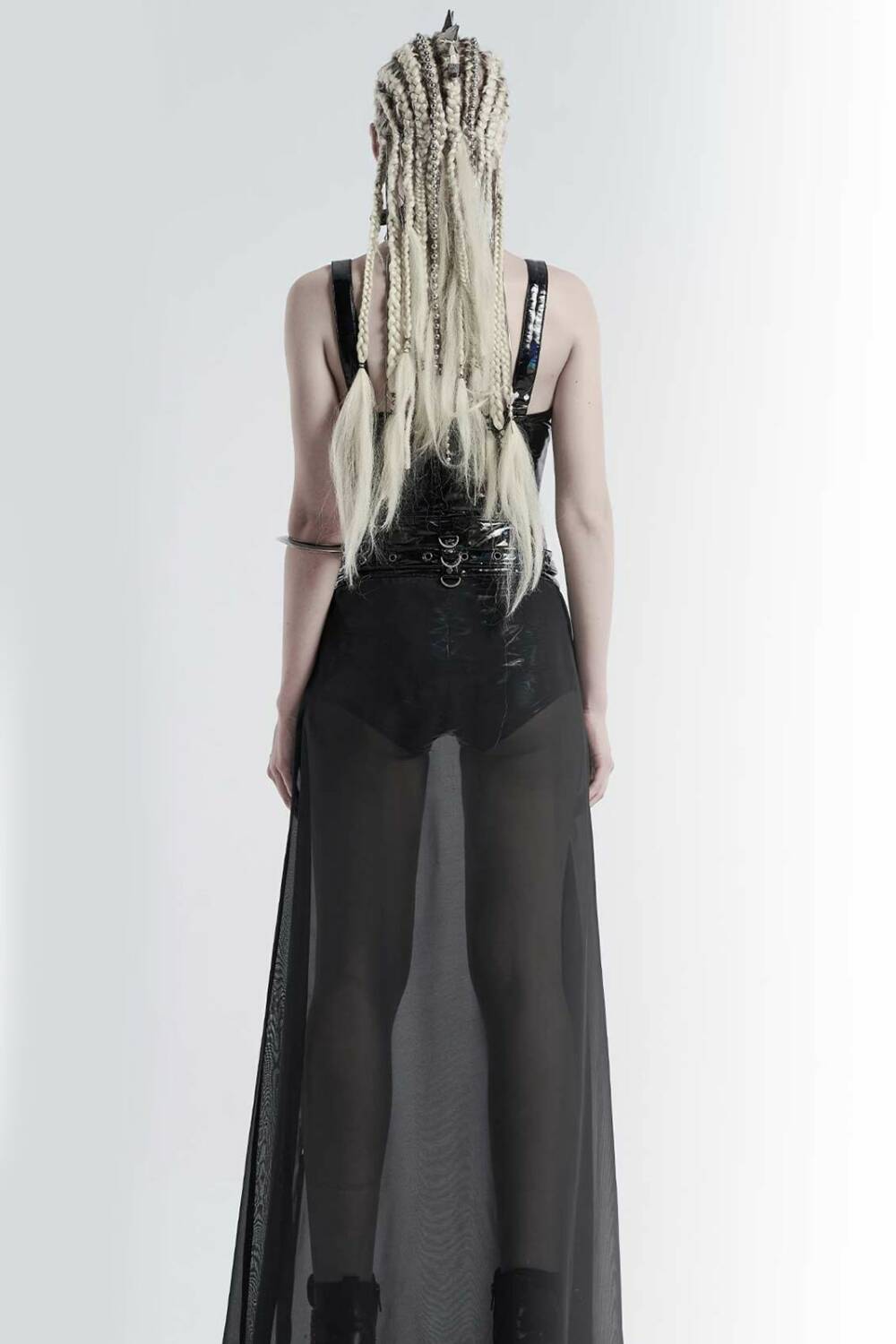 Punk rave vinyl shorts Shadow Caster - Image 5