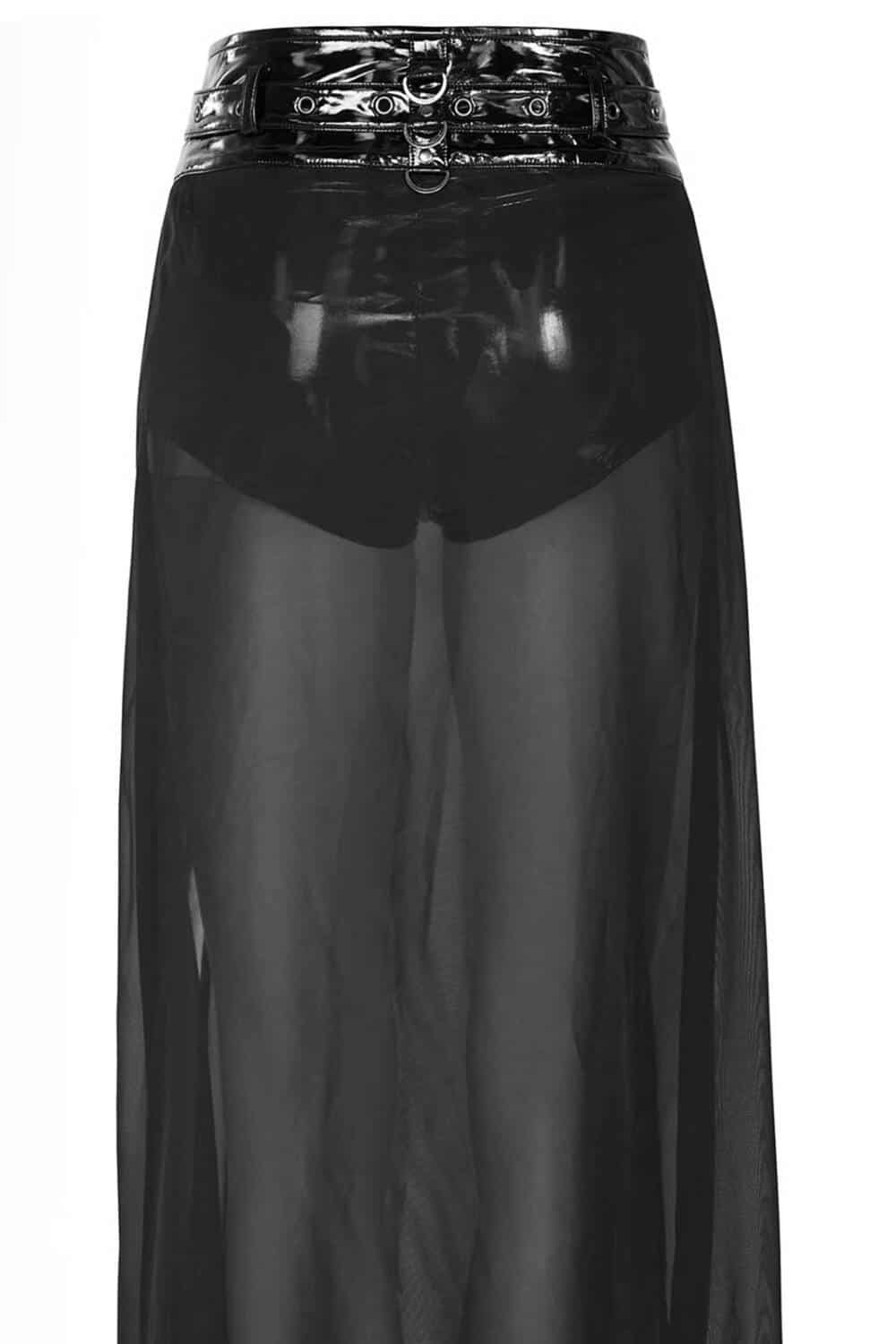 Punk rave vinyl shorts Shadow Caster - Image 6