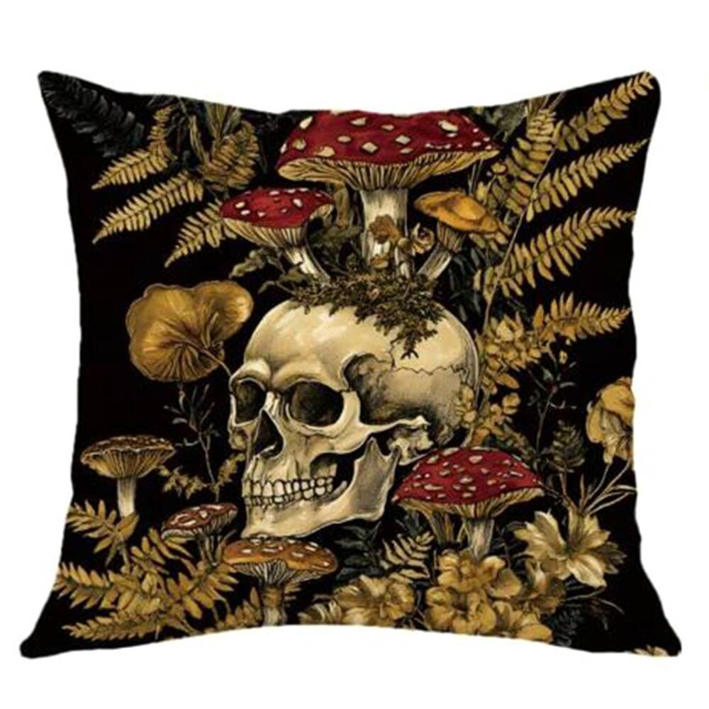 Mad Moonshine cushion cover Mushroom Skull