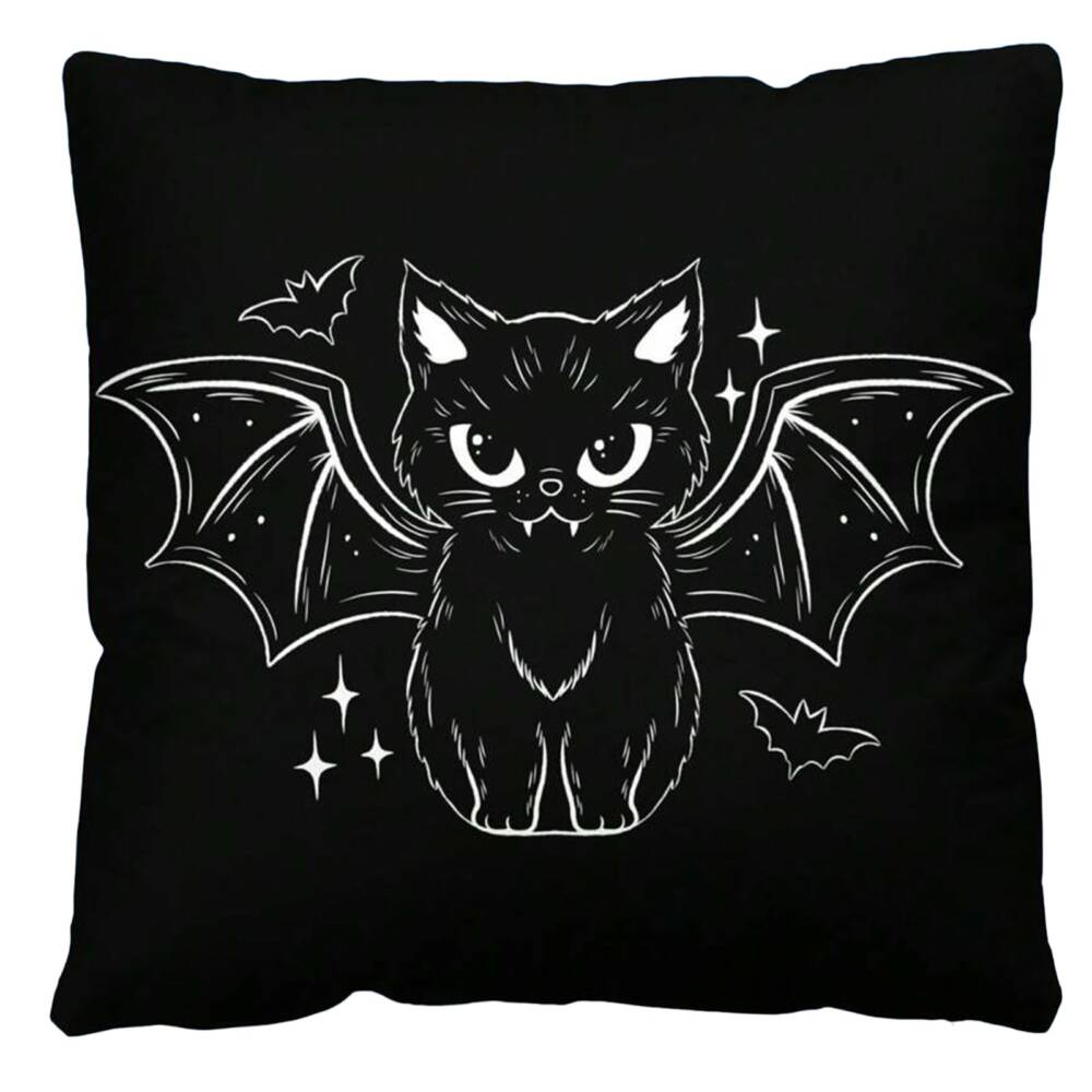 Mad Moonshine Winged Cat cushion cover