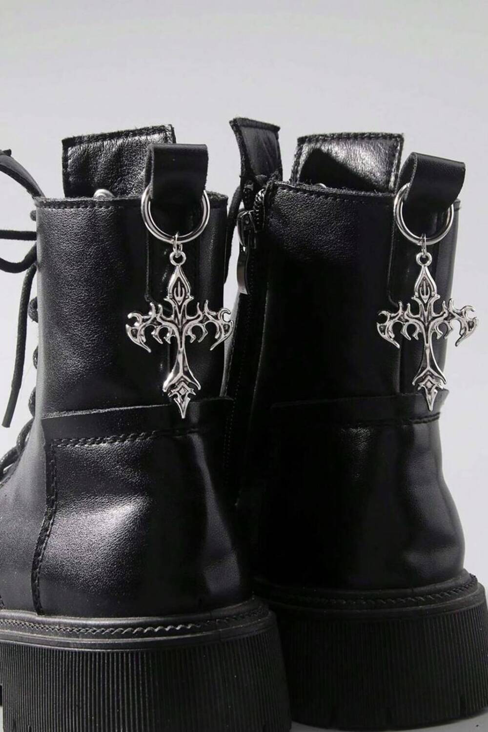 Romwe shoe tag Gothic Cross V