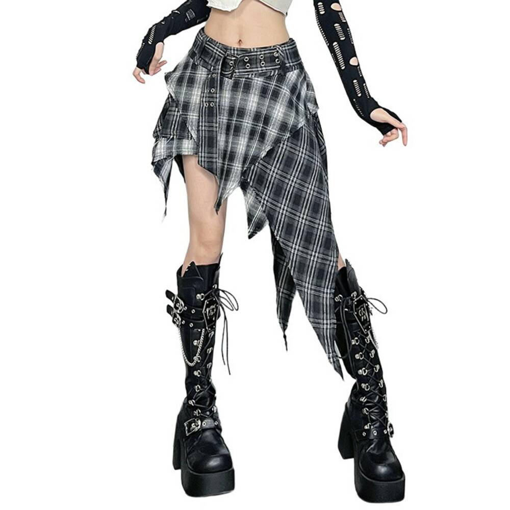 Moonattic mini skirt Pretty Vicious Tartan